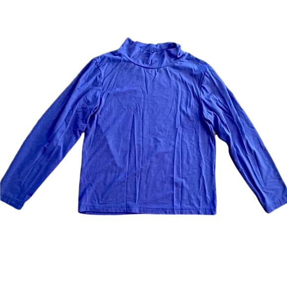 Vintage Y2k Purple Pullover Slim Turtleneck Womens Small - Picture 1 of 12